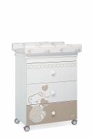 Foppapedretti Dolcecuore, Bagnetto Fasciatoio, Bianco