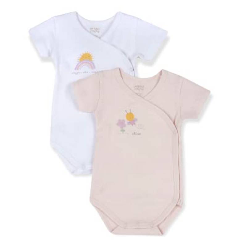 Chicco Body fasciatoio per bambini e bambine, colore bianco, Colore: rosa., 6 mesi